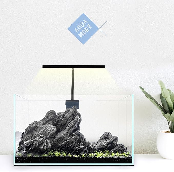 Aqua Worx EOS LED Aquarium Light - Adjustable Gooseneck With 7-Mode RGB Settings - Ideal for Planted Tanks, Fish Tanks, Nano Aquariums - N5 RGB
