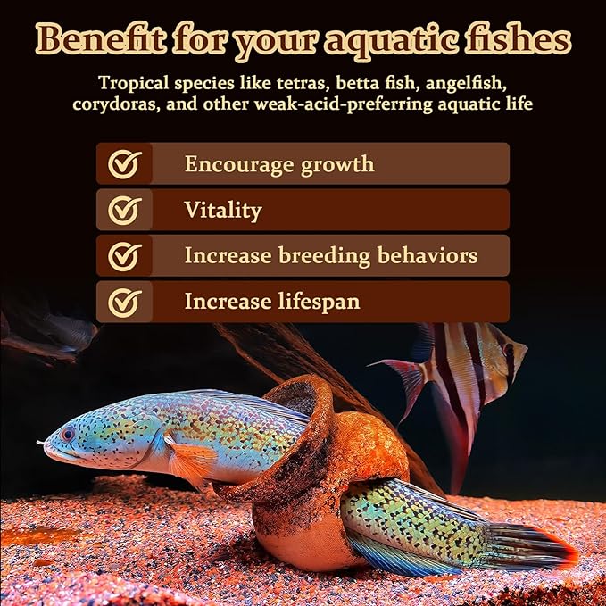 hygger Blackwater Aquarium Conditioner with Natural Olive Leaf Extract, Humic & Tannins, Regulate pH Value Soften Water Create Tropical Biotope Black Water Environment for Freshwater Aquarium (500ML)