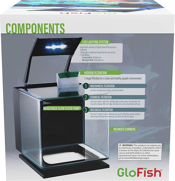GloFish Betta Shadowbox Aquarium Kit