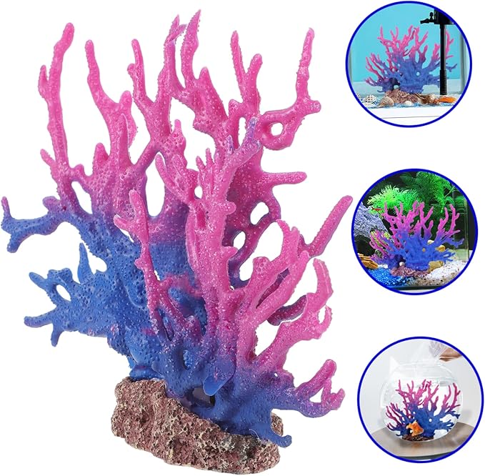Resin Coral Aquarium Decor Artificial Fish Tank for Aquariums Aquatic Landscape Non- Resin