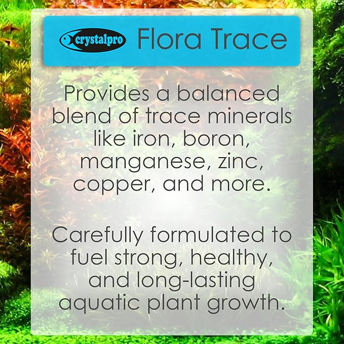 Flora Trace - Trace Element Supplement for Aquarium Plants - Supports Root Development and Mineral Uptake in Freshwater Planted Tanks - Part of the Flora Nutrition Series - 16.9 fl oz