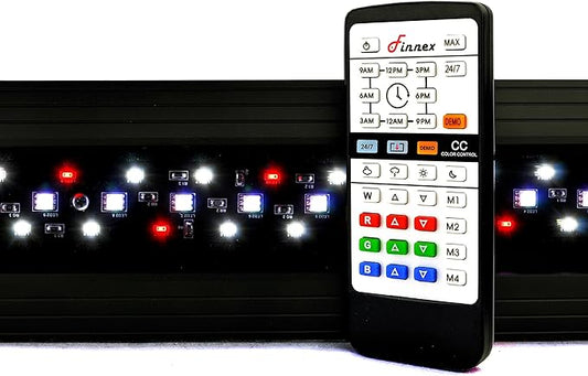 Finnex Planted+ 24/7 Aquarium LED Light, 660nm Plant Red, CRV Series, 20 Inch