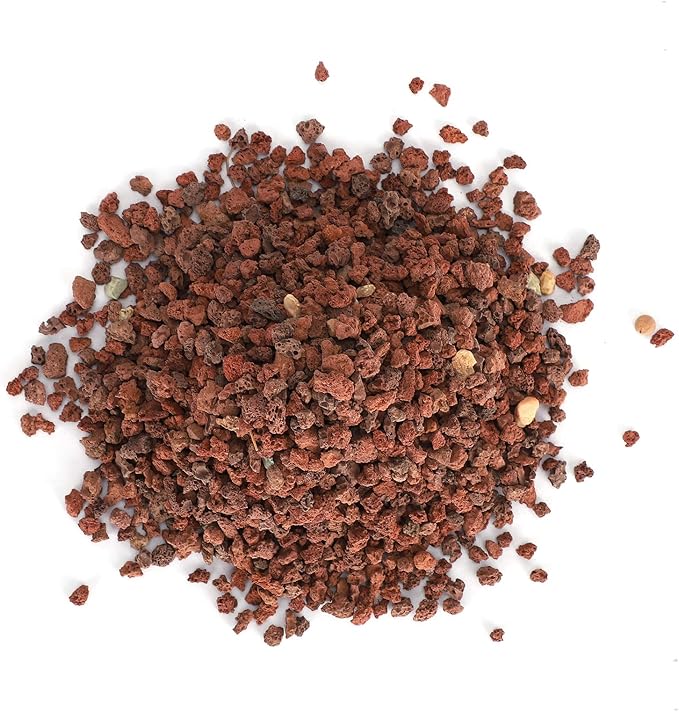 Aquarium Landscaping Gravel Volcanic Sand, Natural Porous Stone Pebbles 1L - Colorfast, Safe Water Purification, Ideal for Fish Tanks Decoration