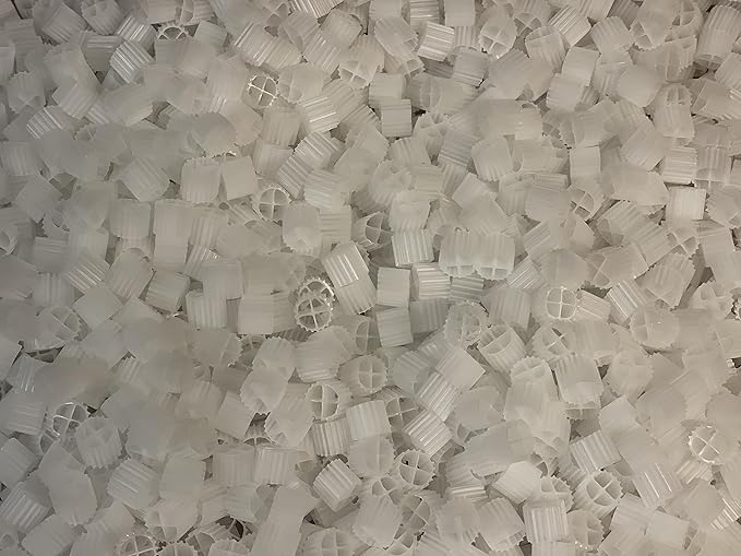 Filter Moving Bed Biofilm Reactor (MBBR) for Aquaponics,Aquaculture,Hydroponics - Ponds - Aquariums by Wholesale Koi Farm,(6 Gallons,Weight 6 lbs)