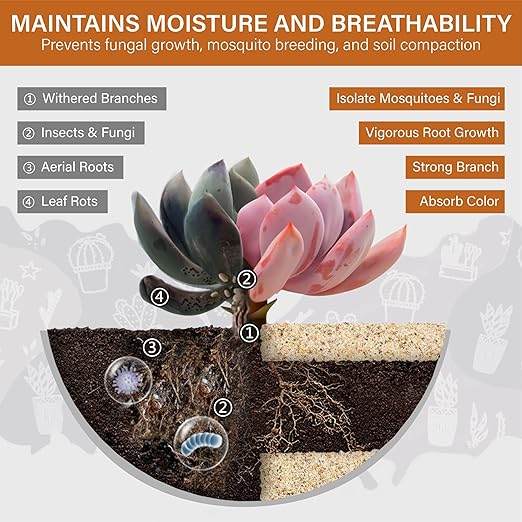 NUPICK 1mm Horticultural Sand for Plants, 5lb Coarse Sand for Landscaping, Desert Silica Horticultural Grit for Succulents & Cactus, Decorative Gravel for Aquariums, Gold Grit for Bonsai, Vase
