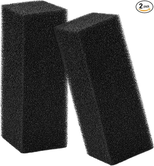 Aquarium Bio Sponge Fitler Media, Replacement Foam Insert Aquarium Filter Foam Sponges Fit For Fish Tanks, Ponds Filter, Sump, Canister, Power Filter - Fit For Ac 110 / 500 Filters, 30 PPI(2 PCS)