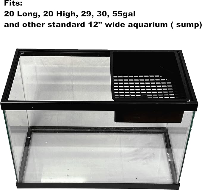 Aquarium Media Basket for 12" Wide Tank 20/29/30/55gal DIY Filter pad Sump Wet Dry Trickle Filter
