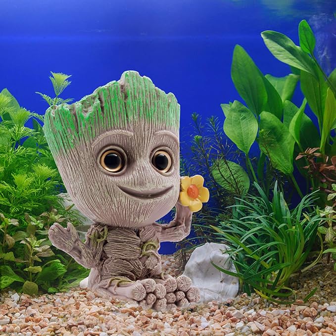 TEEMO Fish Tank Air Bubbler Decorations,Air Pump Resin Crafts for Fish Tank with Air Bubbler Stone