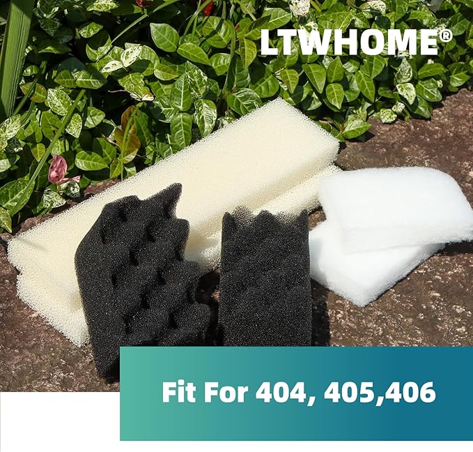 Value Pack of Foam Filters and Polishing Pads Set Fit for Fluval 404, 405,406 (Pack of 30)
