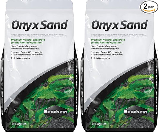 Onyx Sand, 7 kg / 15.4 lbs (Pack of 2)