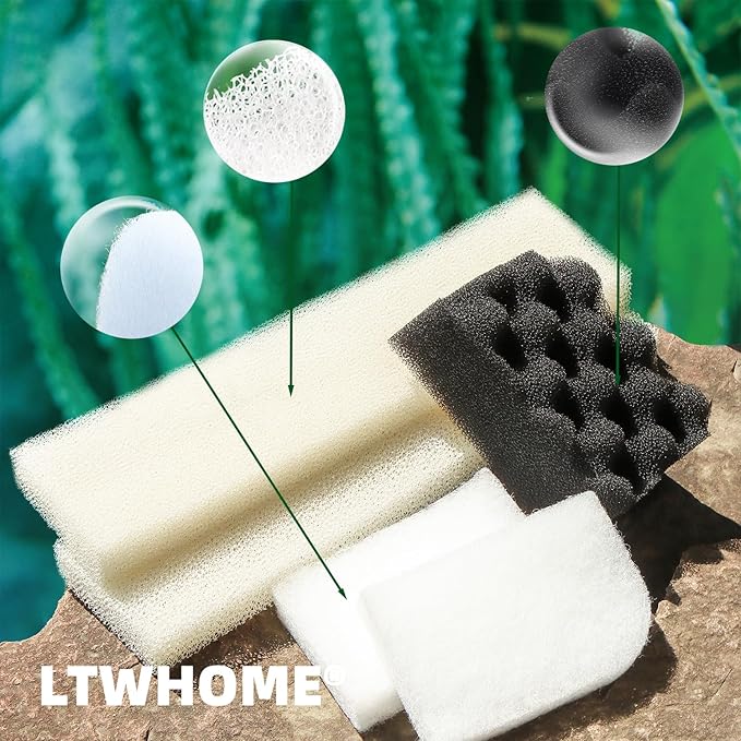 Value Pack of Foam Filters and Polishing Pads Set Fit for Fluval 404, 405,406 (Pack of 30)