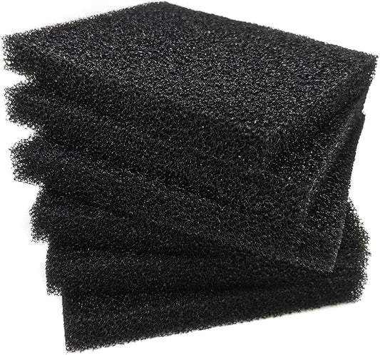 Aquarium Bio Fitler Media Sponge, 6.28 x 5.5 x 0.78 inch 6 Pcs Foam Filter Pad Inserts for ML350