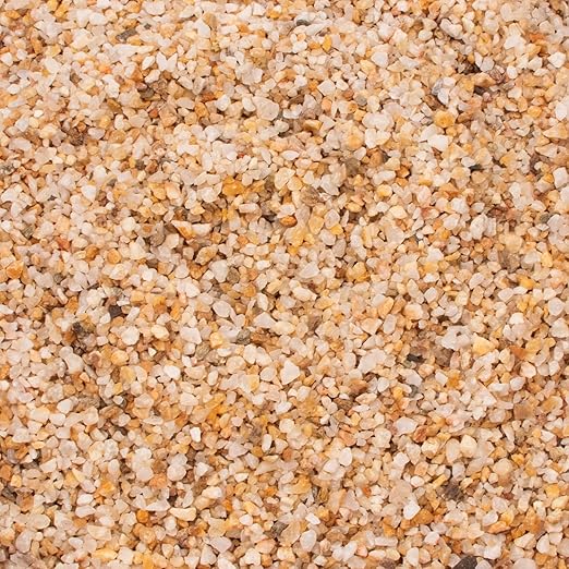 18 Pounds Natural Decorative Sand,Coarse Sand Stone,Coarse Silica Sand,use in Aquariums,Crafts,Decor,Vase Filler,Succulent Rocks