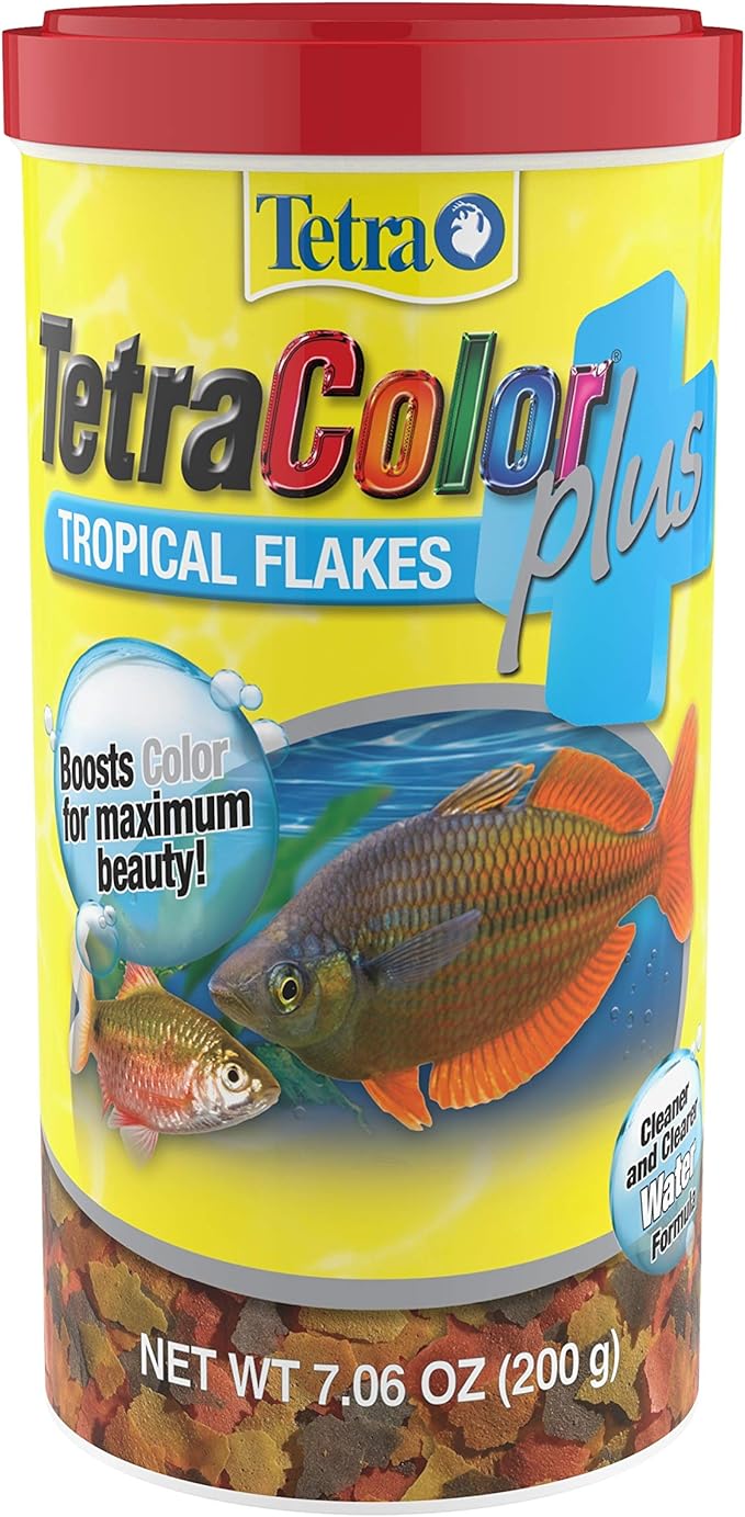 TetraFin Goldfish Food Flakes and TetraColor Tropical Fish Food Flakes