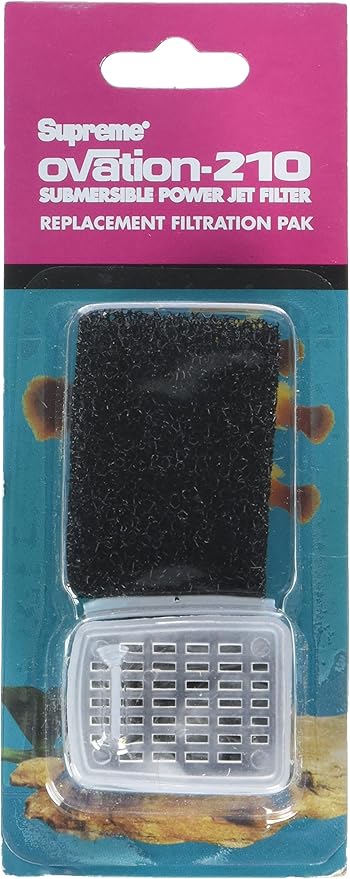 Supreme (Danner) ASP11725 Polyester and Foam Ovation 210 Replacement Filter Media for Aquarium
