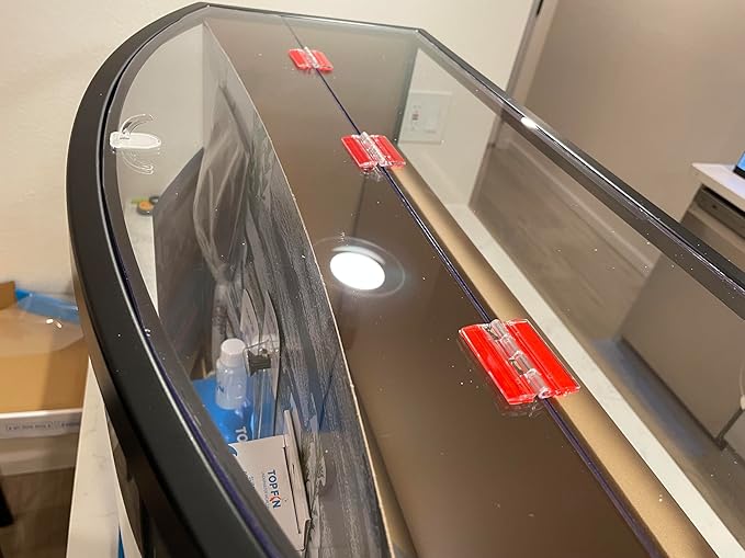 Aquarium Lid 36 Gallon Bow Front 3/16" Clear Polycarbonate. Tank not Included (No Cutout)