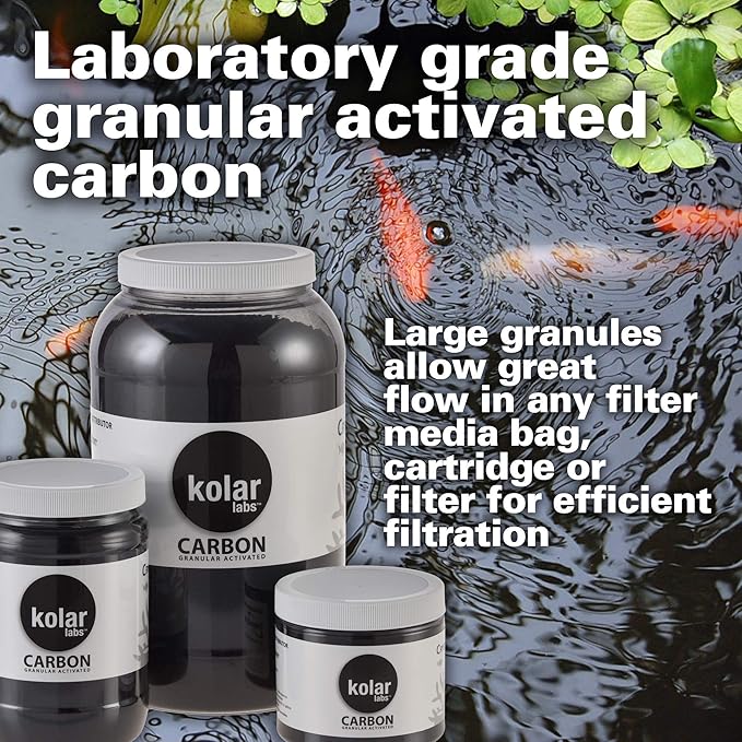 Kolar Labs Crystal Cal Activated Carbon – 1 Gallon, Activated Charcoal for Aquariums and Fish Tanks