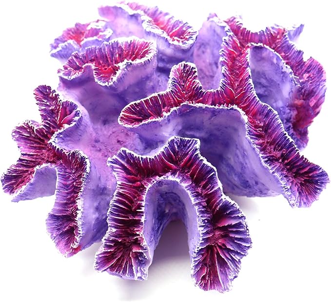 Besimple Aquarium Coral Ornaments Decor Fish Tank Plants Decoration for Aquarium Landscape,Purple