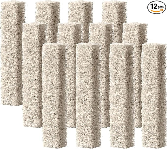 AQUANEAT 12-Pack Replacement Ammonia Reducer Pads Compatible with Aqueon QuietFlow 10 LED PRO and SmartClean 10-20 Gallons Aquarium Power Filter