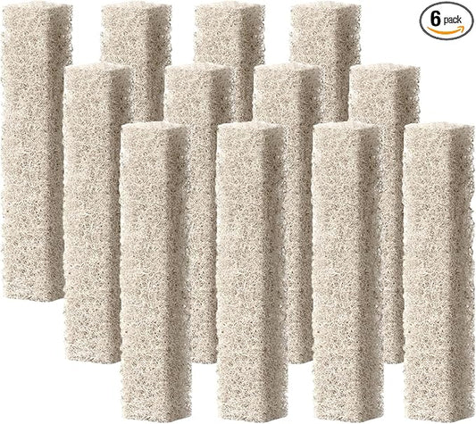 AQUANEAT 6-Pack Replacement Ammonia Reducer Pads Compatible with Aqueon QuietFlow 10 LED PRO and SmartClean 10-20 Gallons Aquarium Power Filter