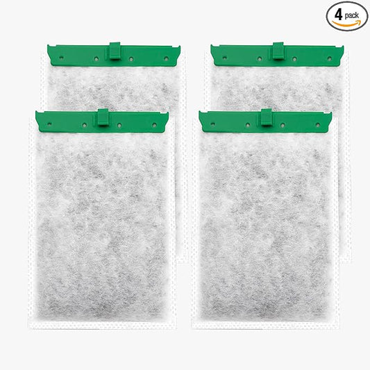 Aquarium 4 Pack Medium Filter Cartridges Compatible with Whisper Filters 10i IQ10 PF10 Power Filters