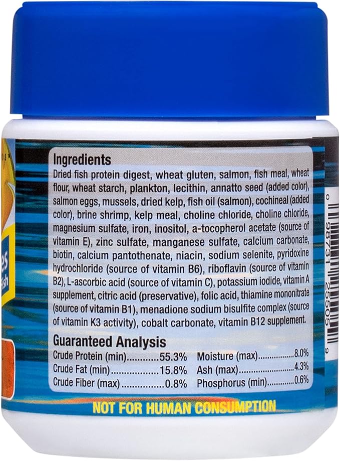Ocean Nutrition Formula One Flake Fish Food - Natural Ingredient Fish Food Flakes for All Saltwater Tropical Fish - Supports Health & Coloration, Does Not Cloud Water, Made in USA, 1.2 oz (34 g)