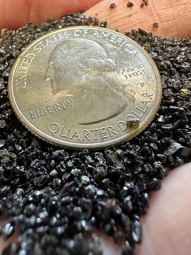 Wpc-Co. Premium Black Aquarium Sand Substrate - Medium Grit, Natural-Looking, Multi-Purpose, Black Color, 10 LBS