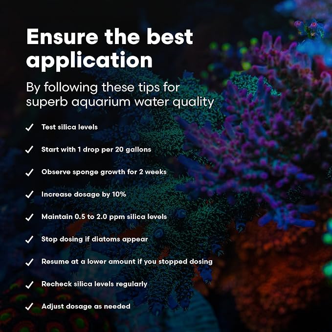 Brightwell Aquatics SpongExcel – Ionic Silica Solution for Marine Sponge & Gastropod Growth in Marine Aquariums, Boosts Water Quality, 125 ml