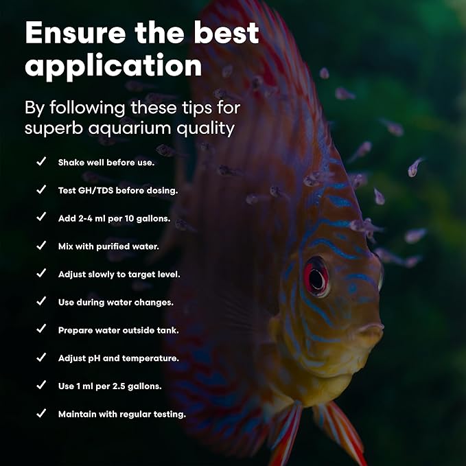 Brightwell Aquatics NeoTiger KH+/GH+ Mineral Supplement Balances Hardness in RO/DI Water with Calcium Magnesium Potassium Sodium for Shrimp Fish Planted Aquariums, 500 ml