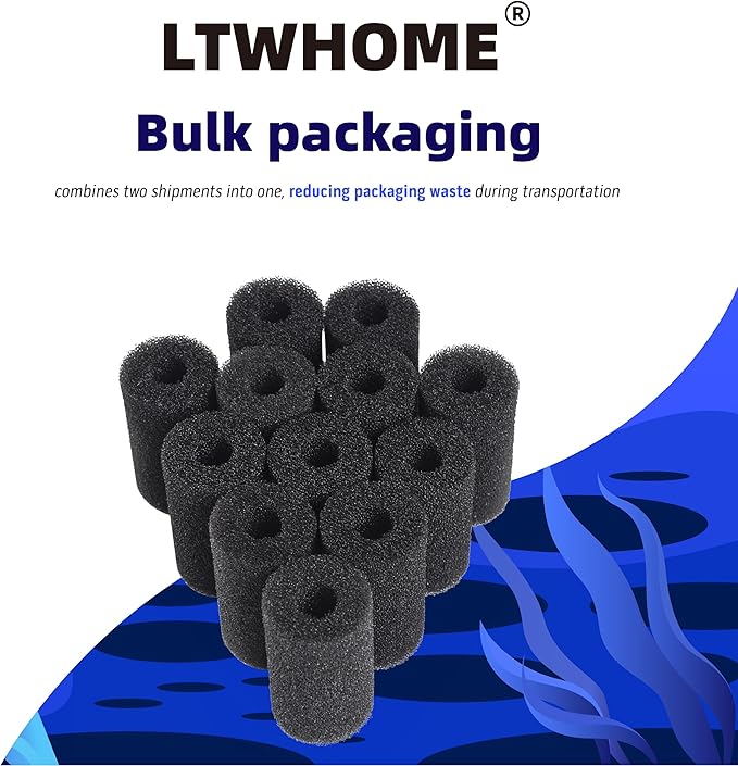 Pre-Filter Sponge/Foam Set Fit for Fluval Edge Aquarium (Pack of 12)