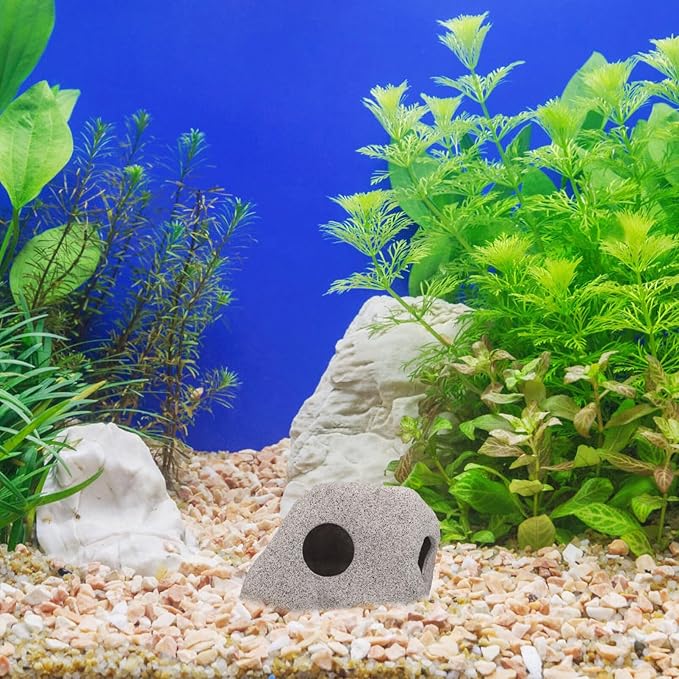 balacoo Reusable Shrimp Cave Sands Compact Aquarium Hideout for Fish and Shrimp Versatile Decor for for Betta Breeding and Hiding Unique Fish Tank Accessory