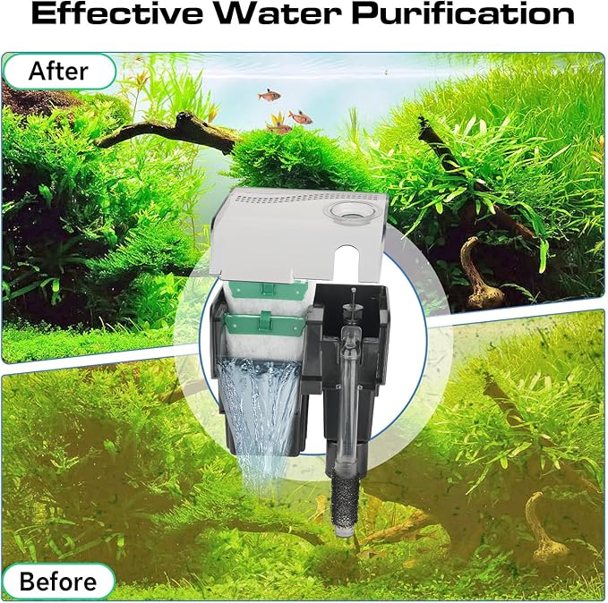 hygger HG137-5W Bio-Bag Filter Cartridges for Aquarium: 10 Pack Aquarium Replacement Filter Cartridges