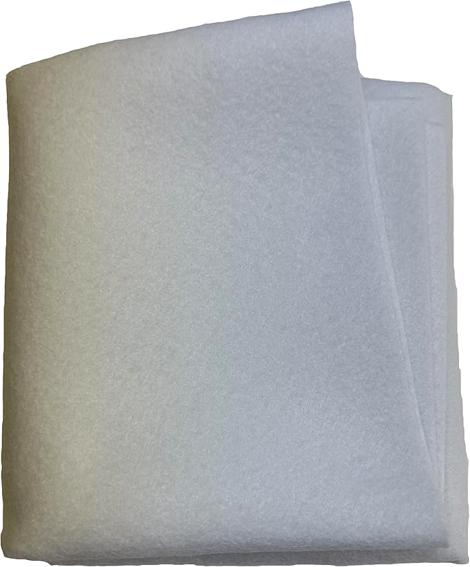 Awesome Aquatic Polishing Felt Filter Pad 100 Micron Bulk 24 ” x 36 ” Ultimate Aquarium Mechanical Prefilter Filtration Media Fresh or Saltwater Improve Water Quality Clarity Durable and Reusable