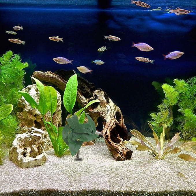 balacoo Essential Reptile Terrarium Decor Lifelike Artificial Plant Easy Install Reptile Box Adornment