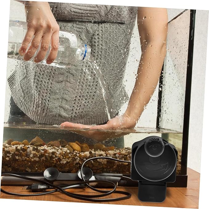 Happyyami Automatic Fish Feeder for Aquarium Electric Fish Food Feeding Tool with Timer and Betta Vacation Feeding Solution