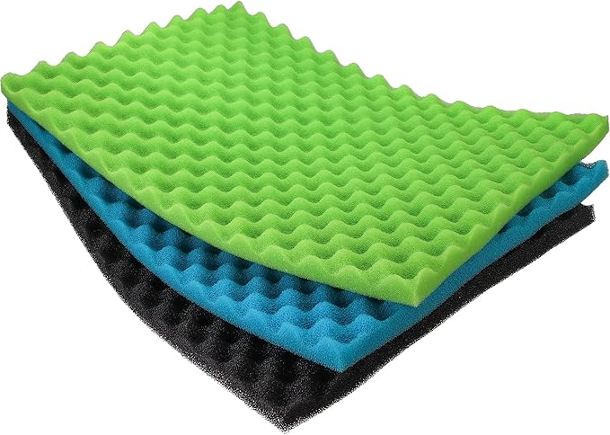 Fish Pond Foam Filter Sponge Set 25" X 18" Media (Pack of 1 Set)
