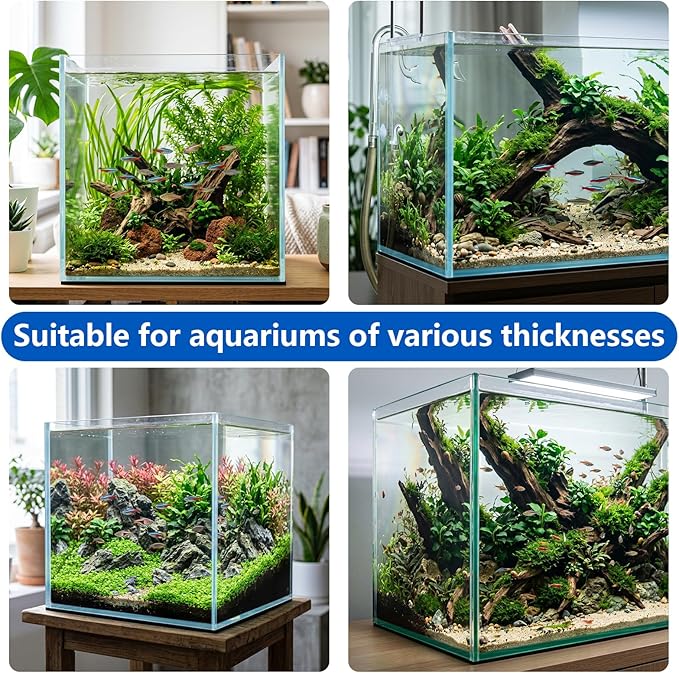 Aquarium Baffle Water Change Diffuser, Extra Large Spill-Proof Tool for Rimless & Rimmed Fish Tanks, Safely Protects Decorations, Substrate and Plants During Water Changes(Extra Large Size)