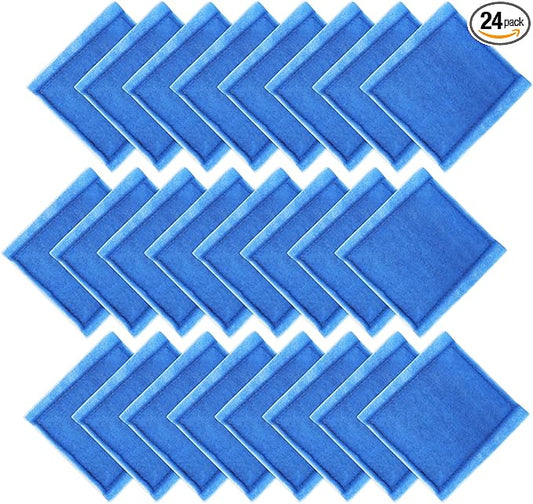 Hedday 24 Pack Aquarium Filter Cartridges for Aqua-Tech 30-60/20-40 Gallon Fish Tank Power Filter Replacement EZ-Change #3