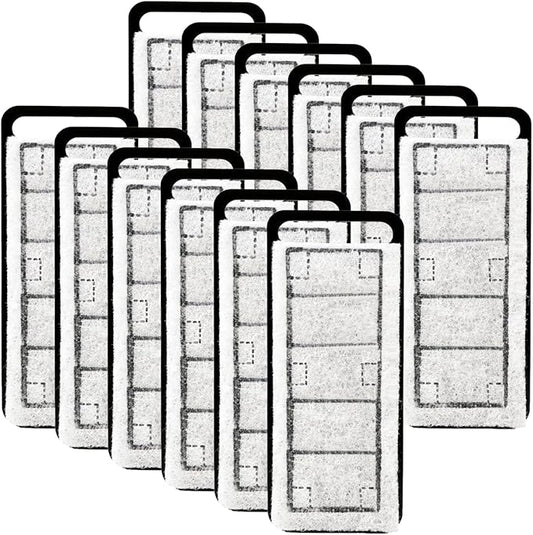 12 Pack Aquarium Filter Cartridges Compatible with NICREW Slim Filter, Fish Tank Filter Cartridges Replacement
