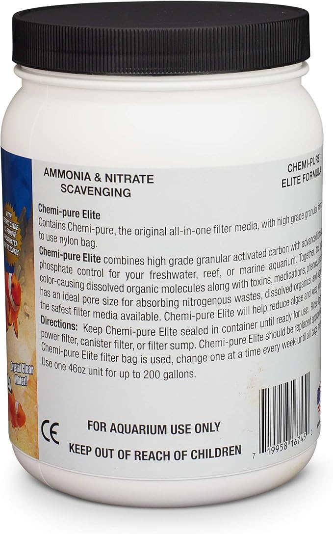 Boyd Enterprises ABE16745 Chemipure Elite Grande for Aquarium, 46 Oz. (1332g)