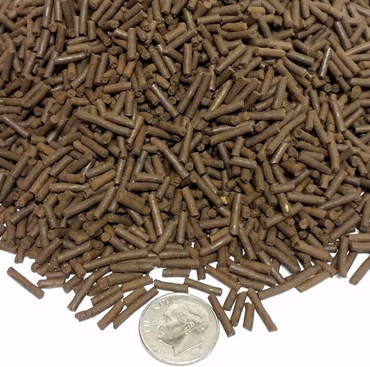 6-Type Multi Worm 3/64" x 1/4" Sinking Micro Sticks for Cichlids, Discus, Plecos, Catfish, Shrimp, Crabs, All Community Tropical Fish...1/2-lb