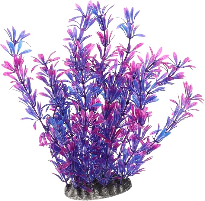 GANAZONO Aquarium Plant Decor Realistic Artificial Water Grass for Fish Tank Aquatic Plants for Decoration for Reptile Cages and Aquariums