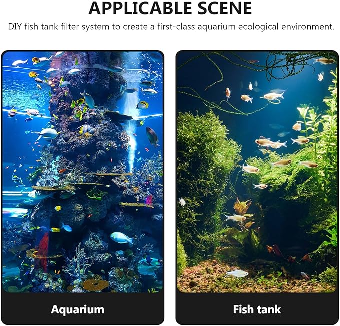 Mipcase 5Pcs Aquarium Bottom Filter Pads Plastic Grid Plates Fish Tank Sand Divider Board for Freshwater and Saltwater Tanks Easy DIY Installation Plastic Material
