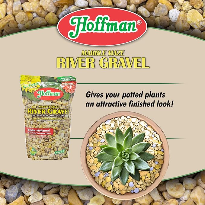 Hoffman 14202 Marble Maze River Gravel, 2 Quarts