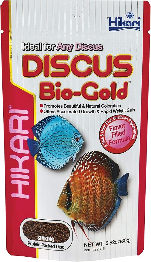 Hikari Tropical Discus Bio-Gold Fish Food, 2.82 oz (80g)