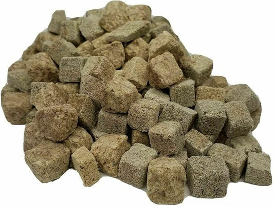 Brine Shrimp & Tubifex Freeze Dried Cube Mix, for Marine Fish, All Tropical Fish, Cichlids, Discus, Tetras, Goldfish, Angel Fish, Catfish, Ponds... 5oz Bag