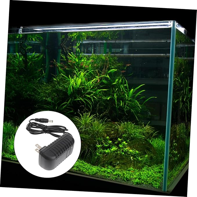 Cord to Attach to Fish Tank Suction Lights for Fish Tanks Top Fin Fish Tank Light Cord Aquarium Power Strip Fish Tank Strip Light Plug Power Supply 12v1a Led Jellyfish Lamp
