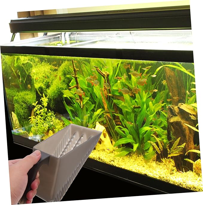 BESPORTBLE Multi-Function Aquarium Sand Shovel for Easy Cleaning Plastic Fish Tank Tool for Substrate Removal and Maintenance Compact Design for Comfortable Use