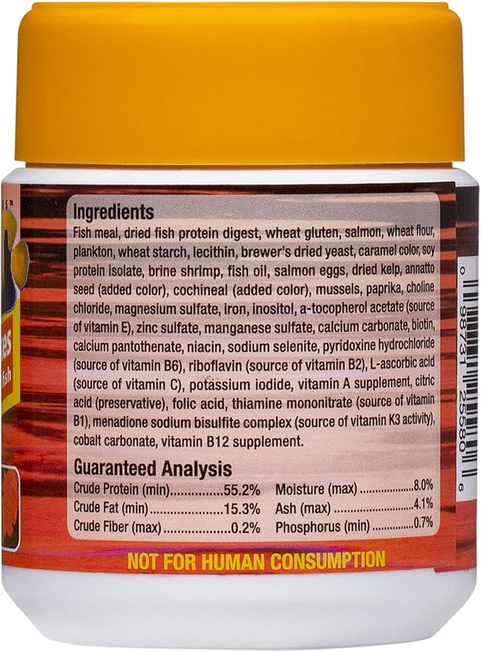 Ocean Nutrition Brine Shrimp Plus Flake Fish Food - Natural Ingredient Fish Food Flakes for Betta Fish and All Tropical Fish - Supports Health & Coloration, Made in USA, 1.2 oz (34g)