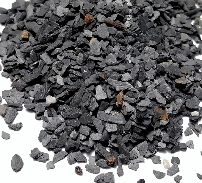 Small World Slate & Stone Natural Coarse Sand Gravel Substrate USA Sourced and Packaged for Aquascaping Planted, Freshwater and Saltwater Tanks - Gravel Size Approx. 1/32" to 1/8" (14 lbs)